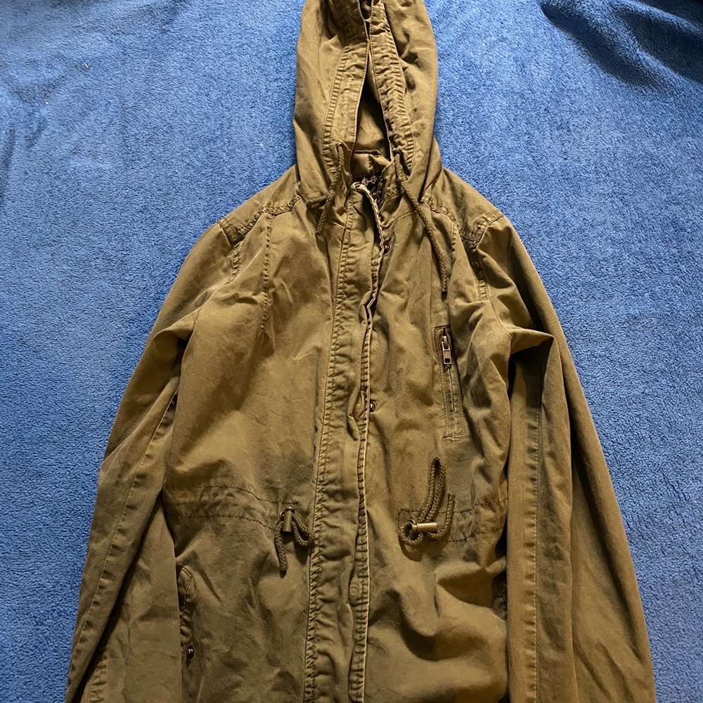Green cargo jacket
